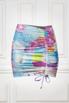 Candy velvet beach skirt