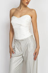 Fold Detail Corset Top