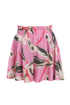 Dominicana flippy chiffon paper bag shorts