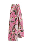 Dominicana frill beach wrap skirt sarong