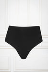 High waist bikini Bottoms in black