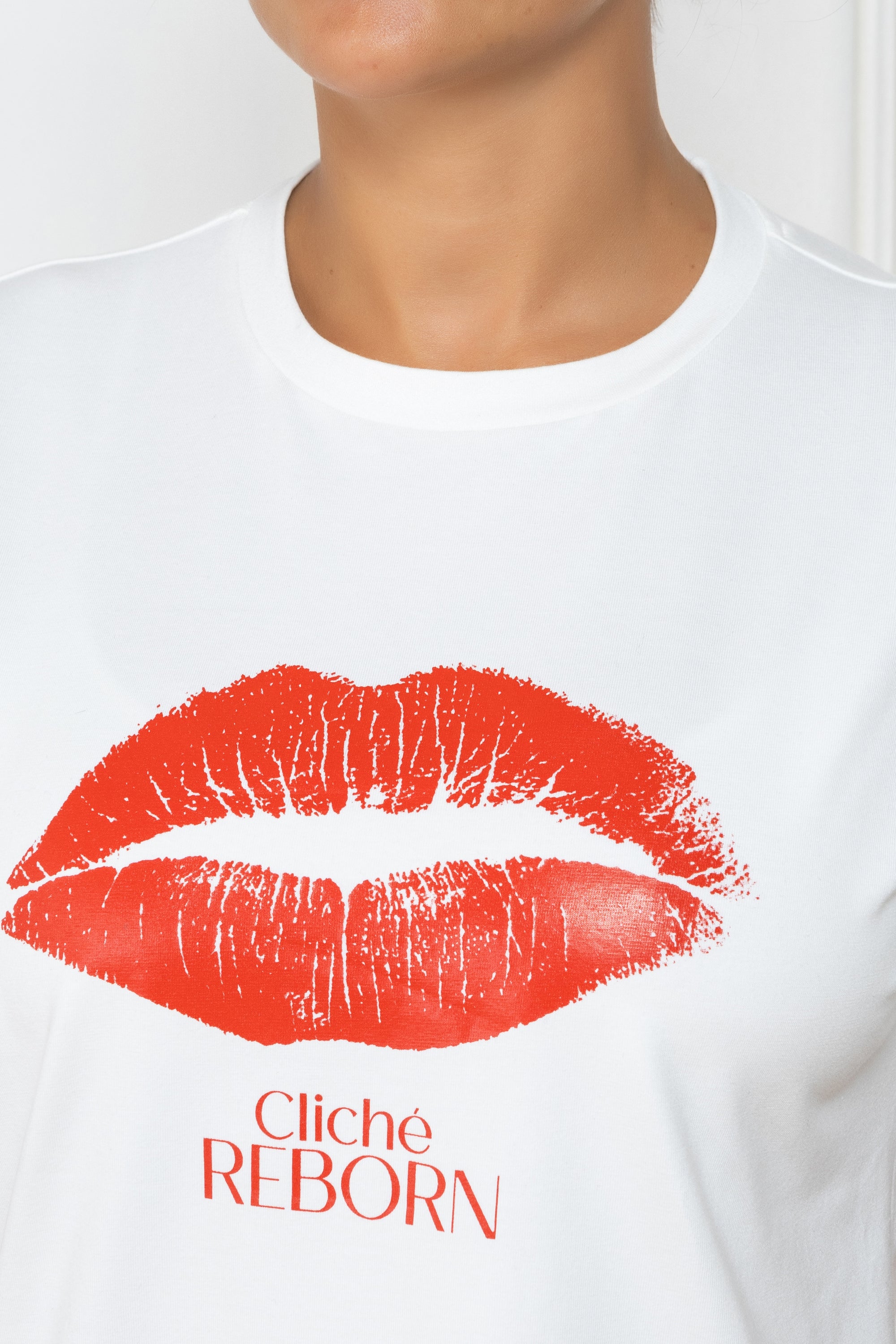 Printed Cotton T-shirt KISS