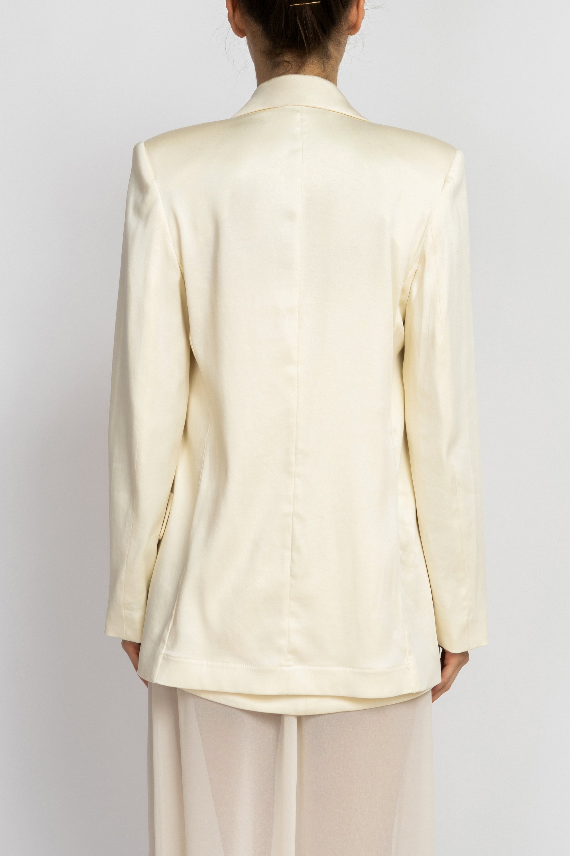 Butter Yellow belted blazer