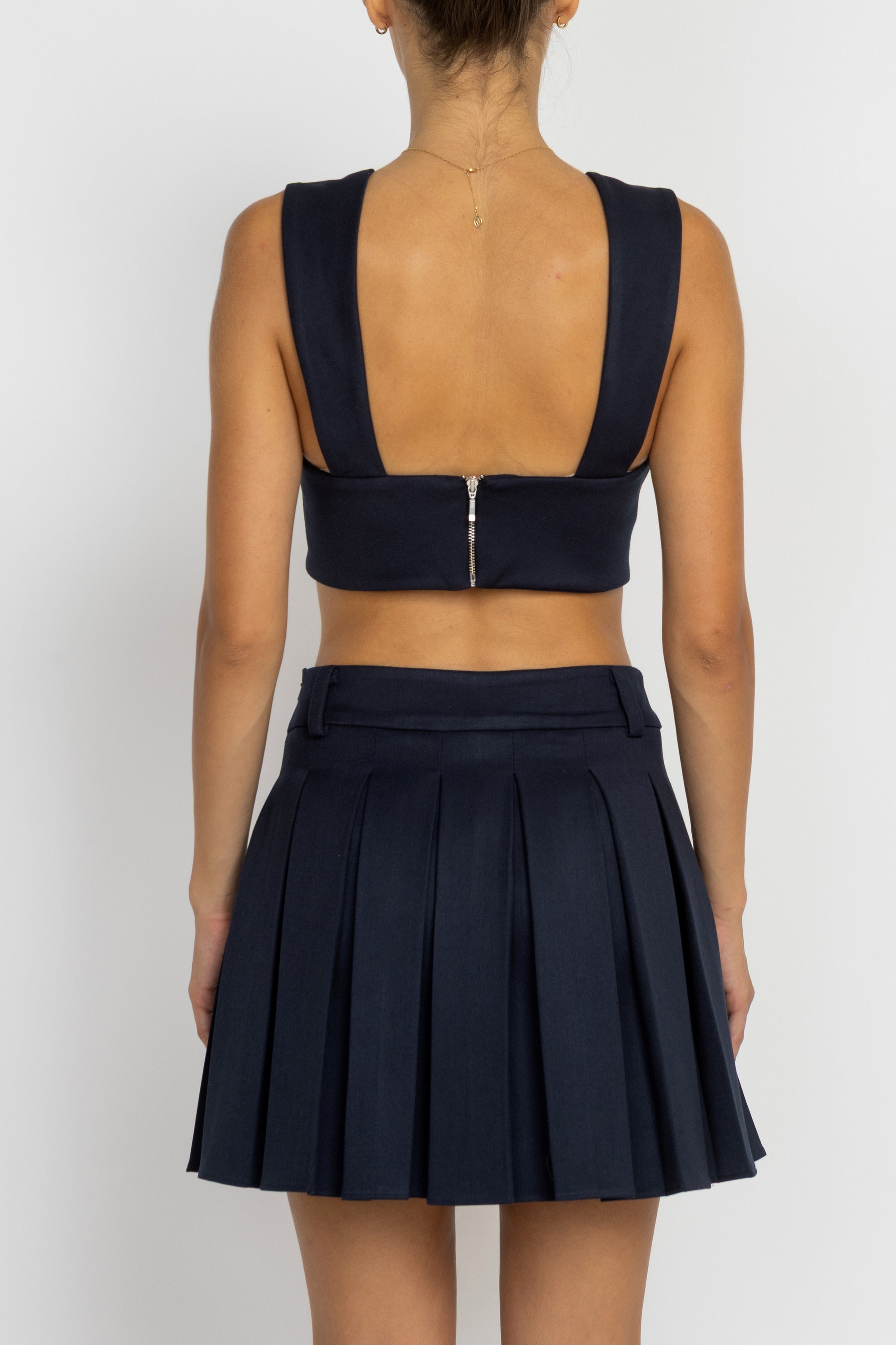 Crop top in Navy Blue
