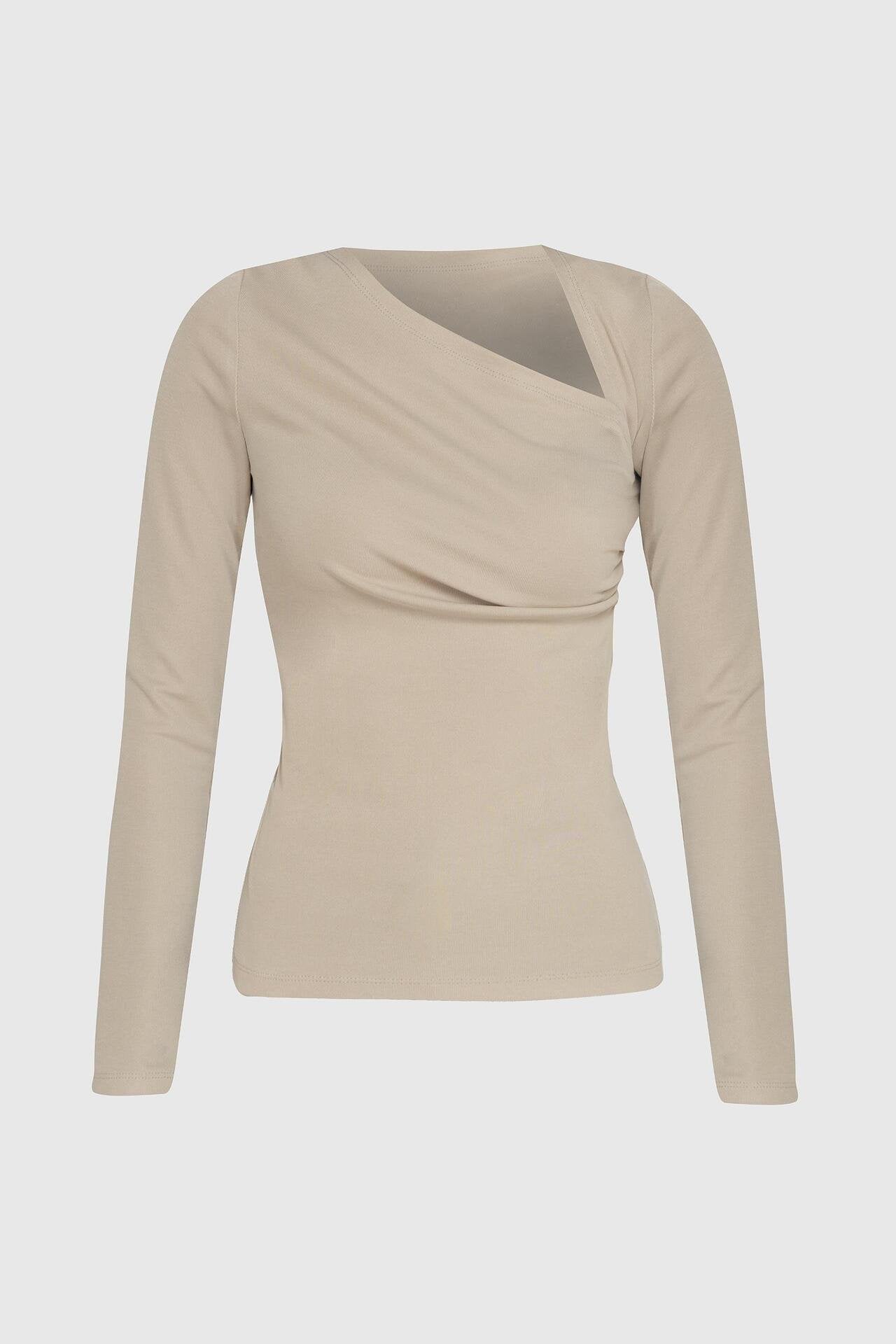 Asymmetric Ruched Top