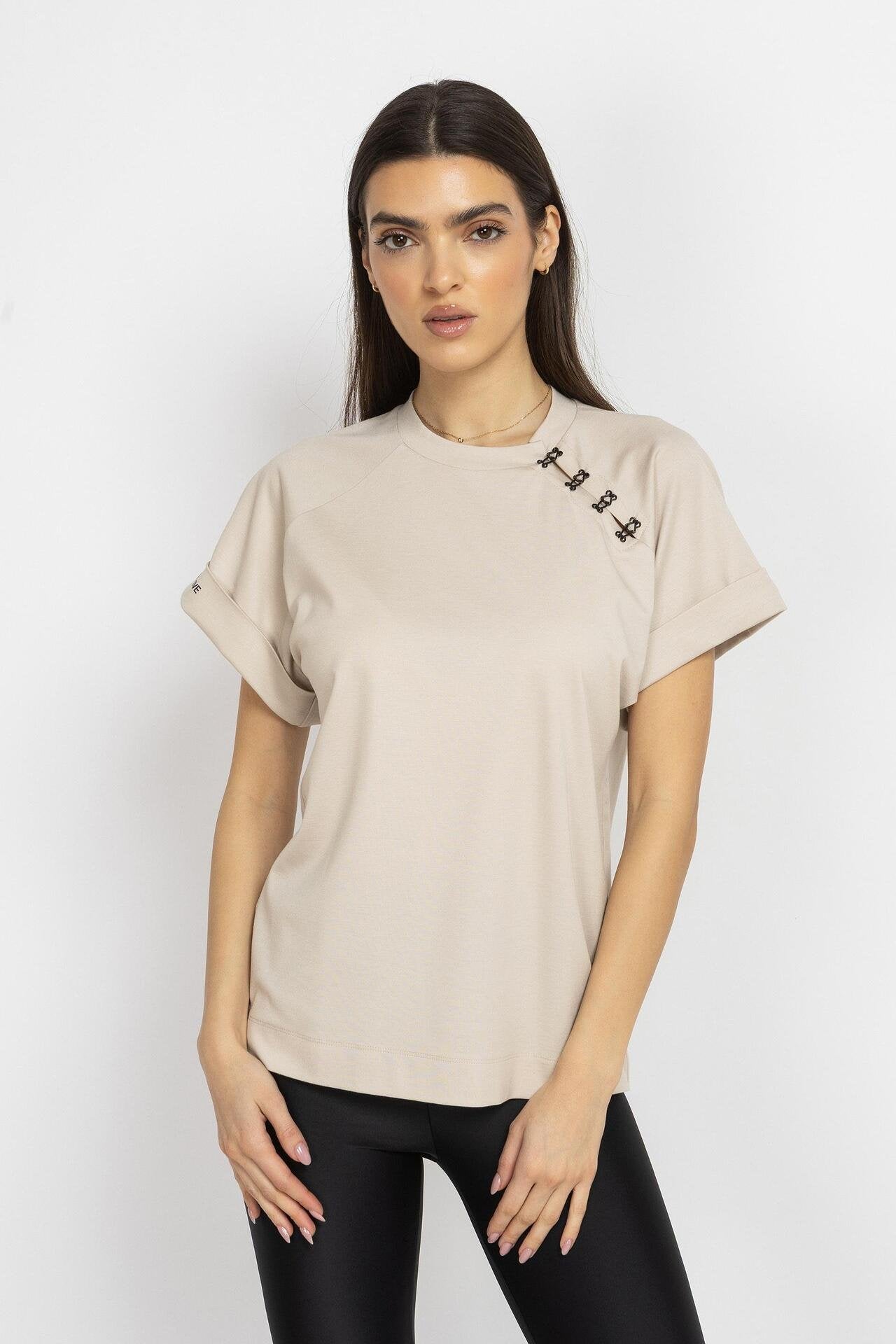 Dance Me to the End of Love” T-Shirt – Beige