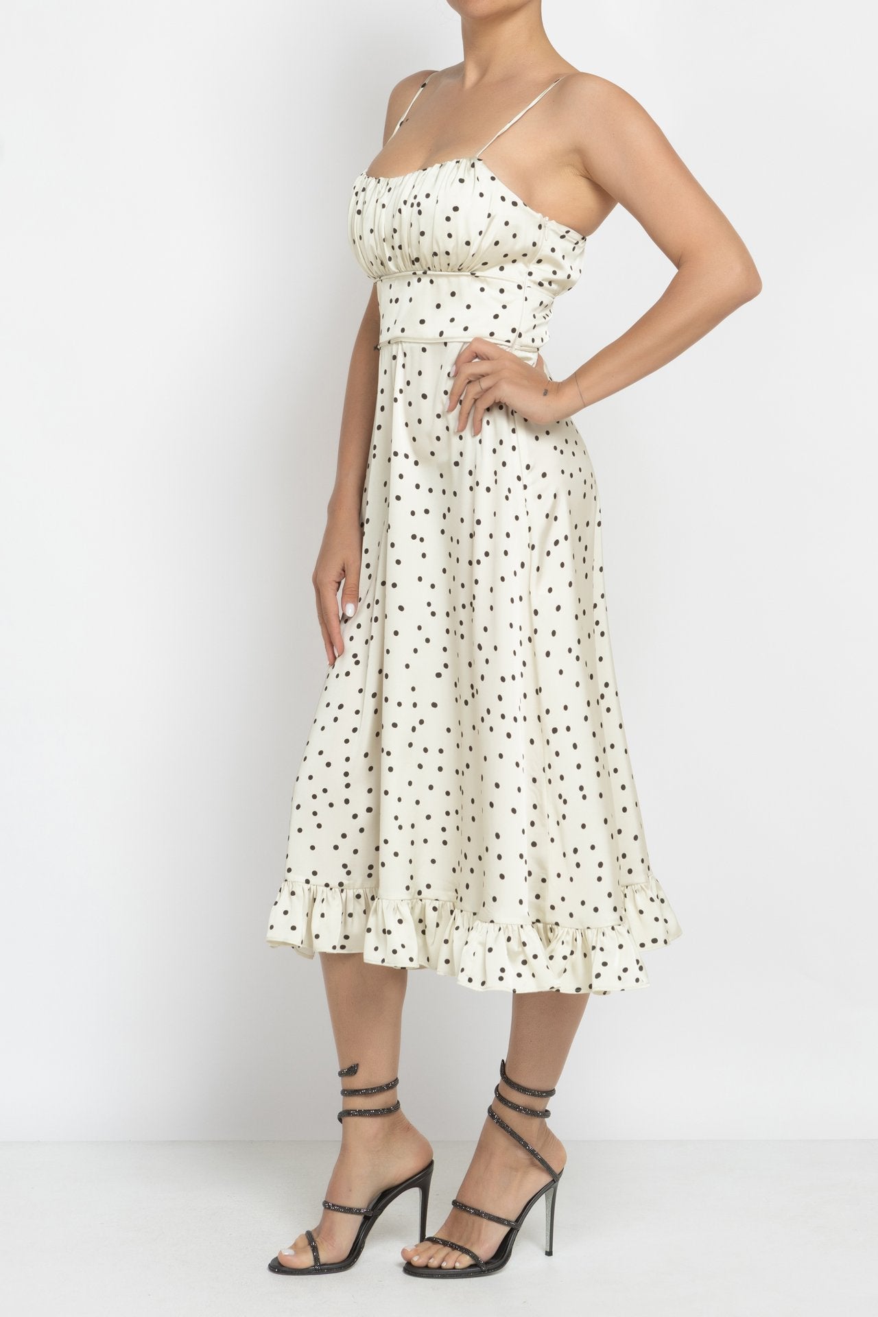 Summer dress with thin straps