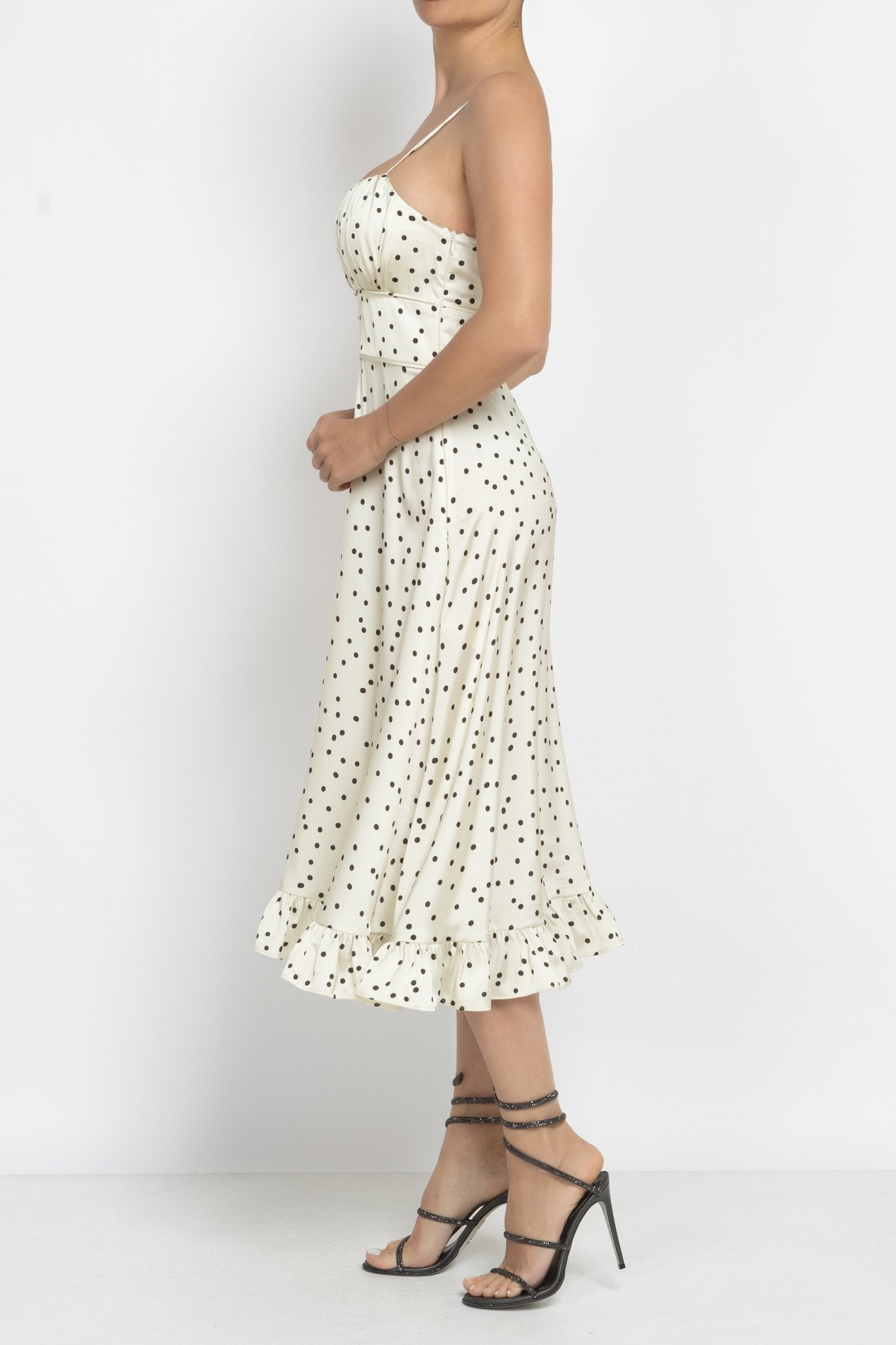 Summer dress with thin straps