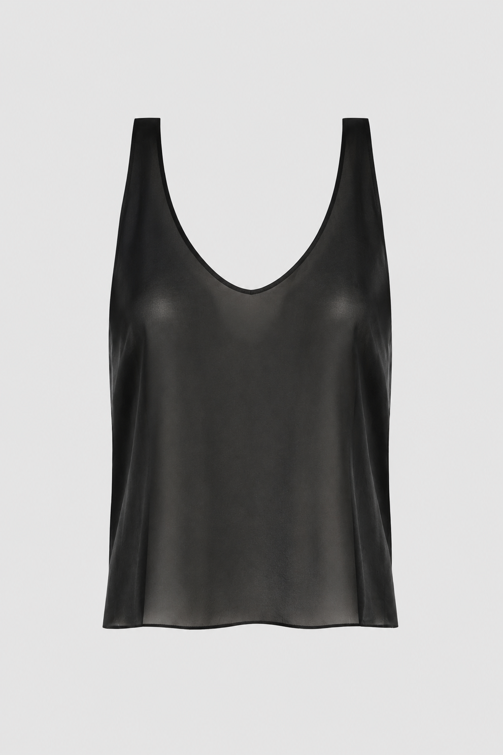 Black Top in Airy Fabric