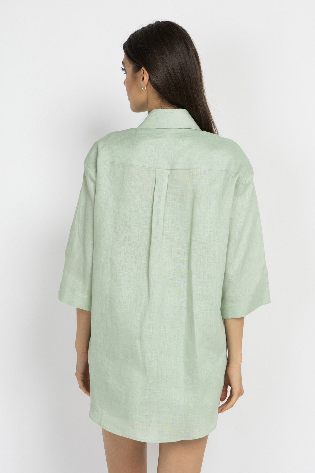 Mint Linen Shirt