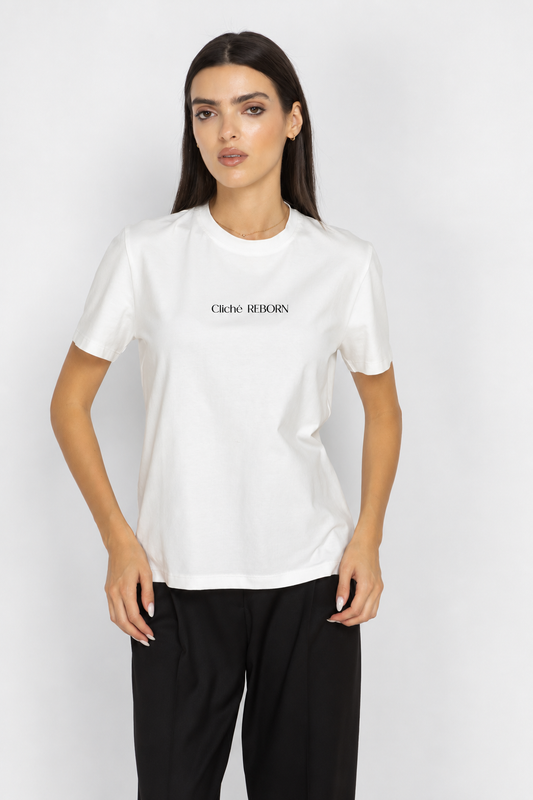 Cliche Reborn T-Shirt in Ecru