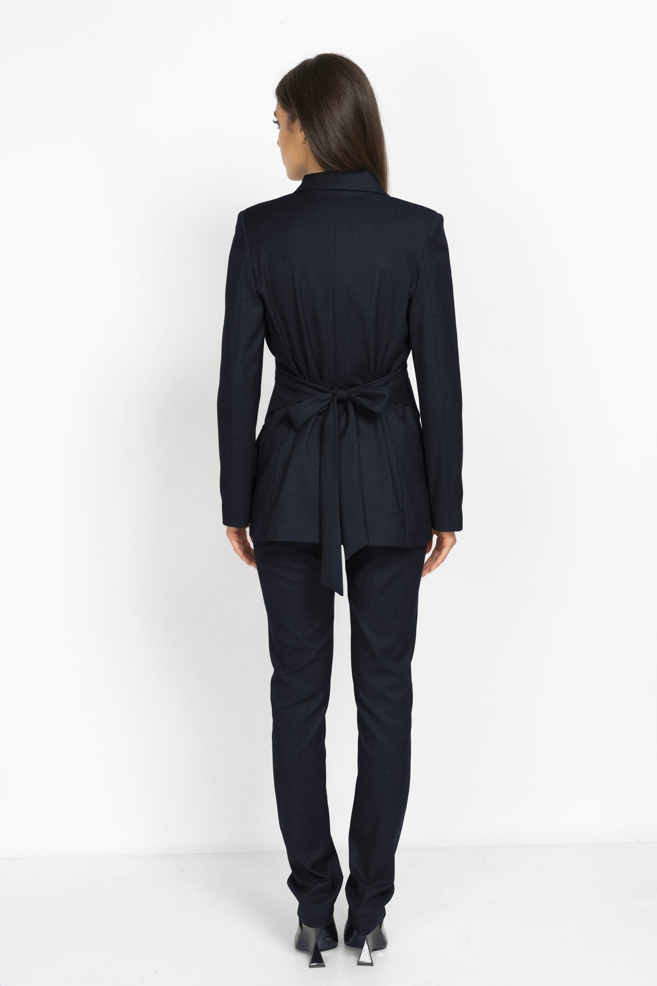 Slim-Fit Tailored Trousers in Blue