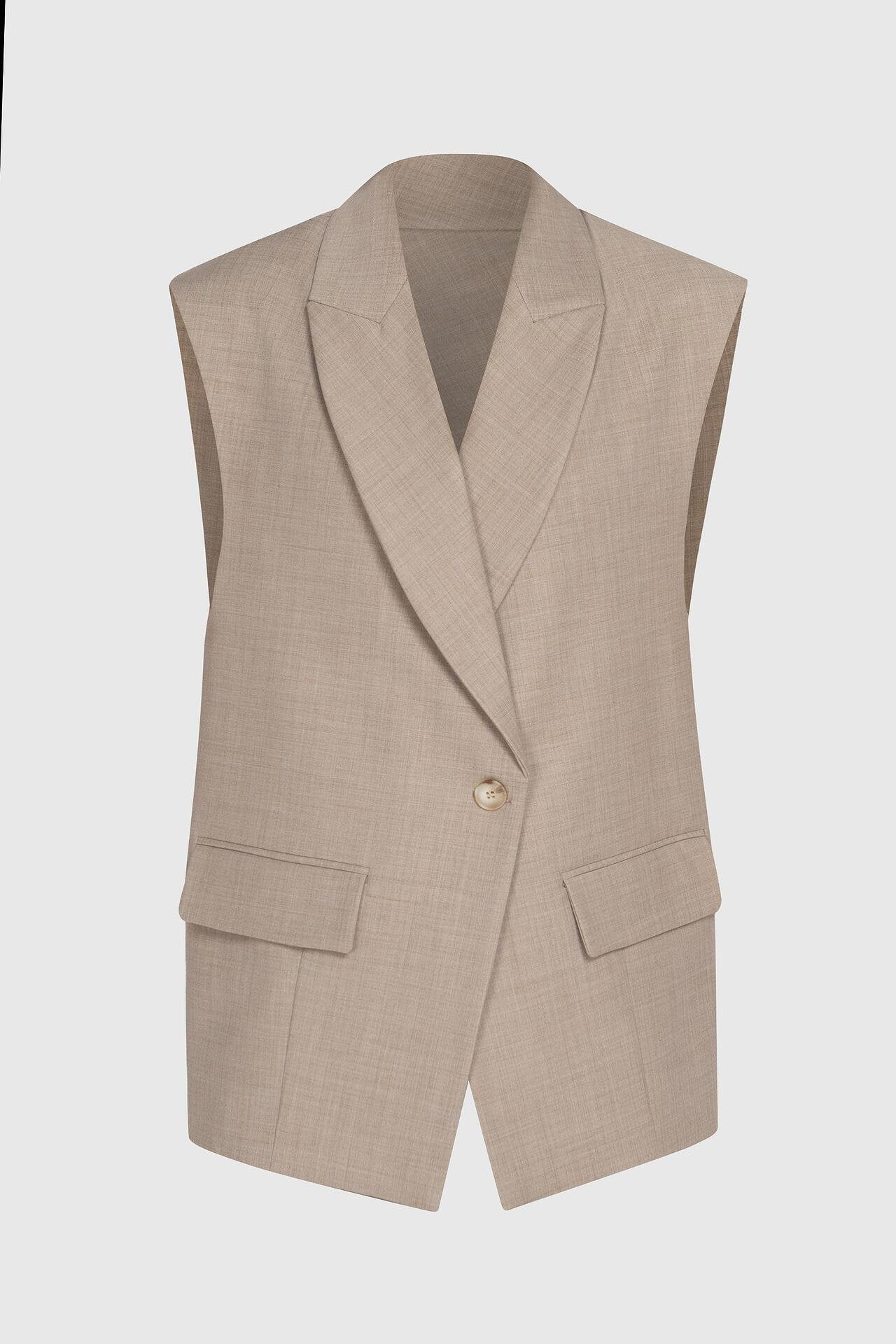 Mocha Wool Vest