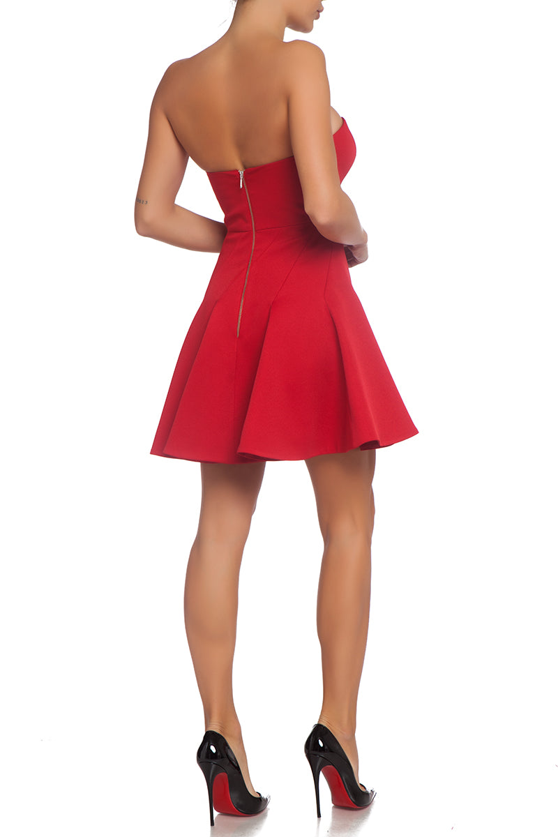 Bow front cocktail dress